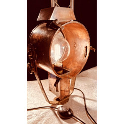 Antike Kupferlampe (in...